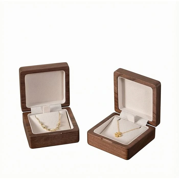 Wooden Necklace Storage Box